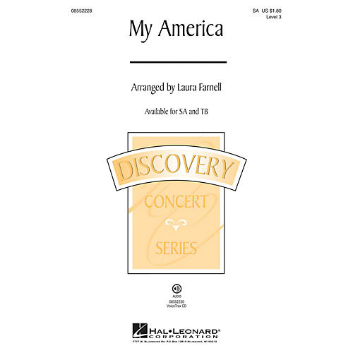 Hal Leonard My America (Choral Medley) Discovery Level 3 SA arranged by Laura Farnell