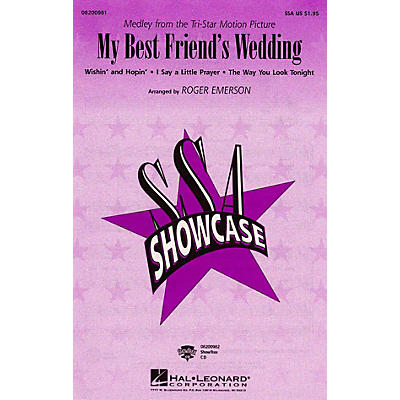 Hal Leonard My Best Friend's Wedding (Medley from the Tri-Star Motion Picture) ShowTrax CD Arranged by Roger Emerson