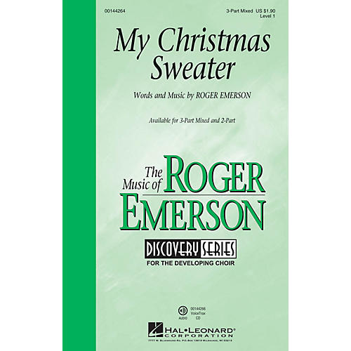 Hal Leonard My Christmas Sweater (Discovery Level 1) 3-Part Mixed composed by Roger Emerson