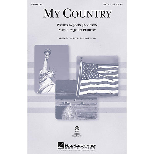 Hal Leonard My Country 2-Part Composed by John Purifoy