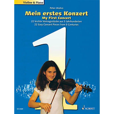 Schott My First Concert - 22 Easy Concert Pieces from 5 Centuries String Solo Series Softcover