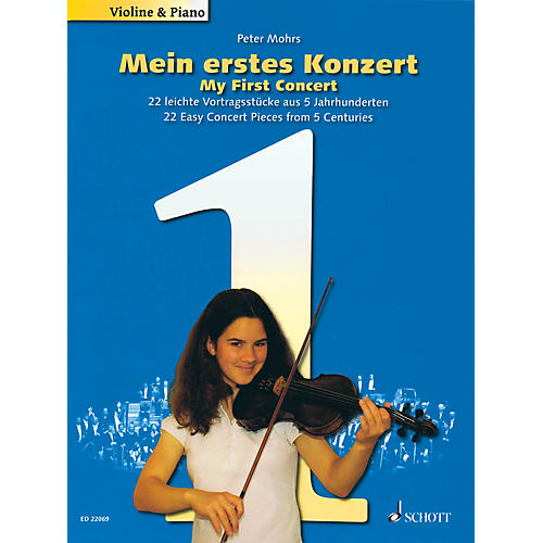 Schott My First Concert - 22 Easy Concert Pieces from 5 Centuries String Solo Series Softcover