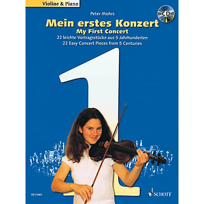Schott My First Concert - for Violin and Piano String Series Softcover with CD