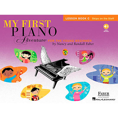 Faber Piano Adventures My First Piano Adventure Lesson Book C (Skips On The Staff) - Faber Piano