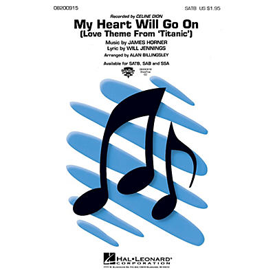 Hal Leonard My Heart Will Go On (from Titanic) ShowTrax CD by Celine Dion Arranged by Alan Billingsley