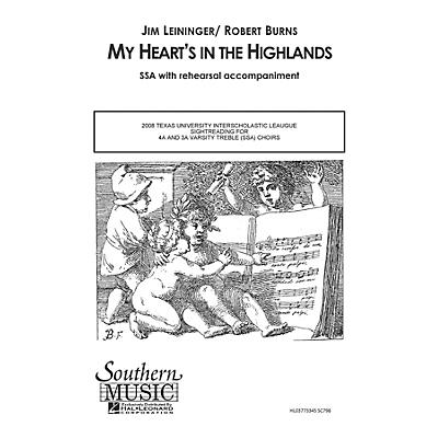 Hal Leonard My Heart's in the Highlands (Choral Music/Octavo Secular Ssa) SSA Composed by Leininger, Jim