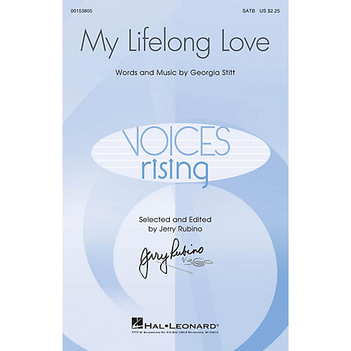 Hal Leonard My Lifelong Love SATB composed by Georgia Stitt