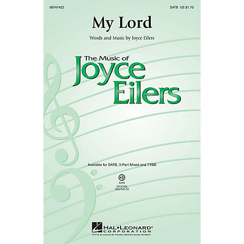 Hal Leonard My Lord TTBB Composed by Joyce Eilers