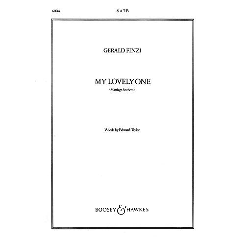 Boosey and Hawkes My Lovely One (Marriage Anthem) SATB Divisi composed by Gerald Finzi