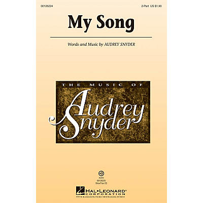 Hal Leonard My Song 2-Part composed by Audrey Snyder