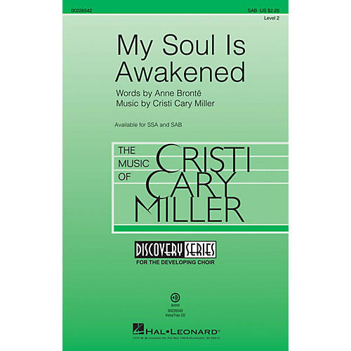 Hal Leonard My Soul Is Awakened (Discovery Level 2) SAB composed by Cristi Cary Miller