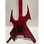 Used B.C. Rich N.J. Series Beast Solid Body Electric Guitar red