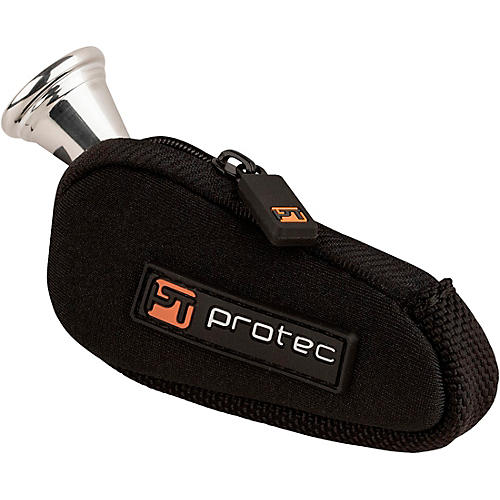 Protec N202 Neoprene Series French Horn Mouthpiece Pouch with Zipper N202 Black