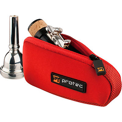 Protec N264 Neoprene Series Trombone/Alto Saxophone Mouthpiece Pouch With Zipper