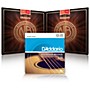 D'Addario NB1253 Nickel Bronze Medium Acoustic Strings 2-Pack With EJ16 Phosphor Bronze Light Single Pack