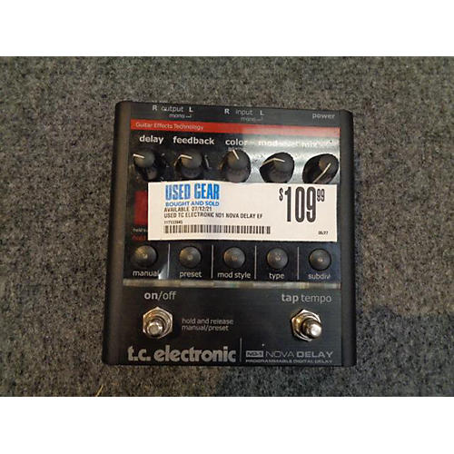 TC Electronic ND1 Nova Delay Effect Pedal | Musician's Friend