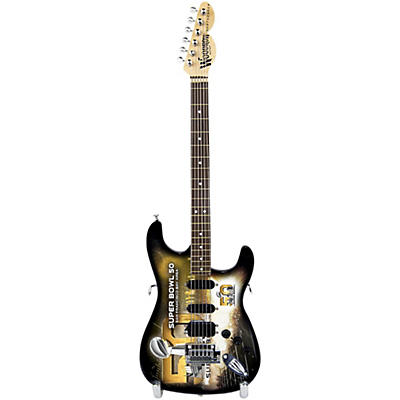 Woodrow Guitars NFL 10-In Mini Guitar Collectible