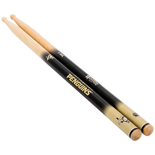 Woodrow Guitars NHL Collectible Drum Sticks Pittsburgh Penguins 5A