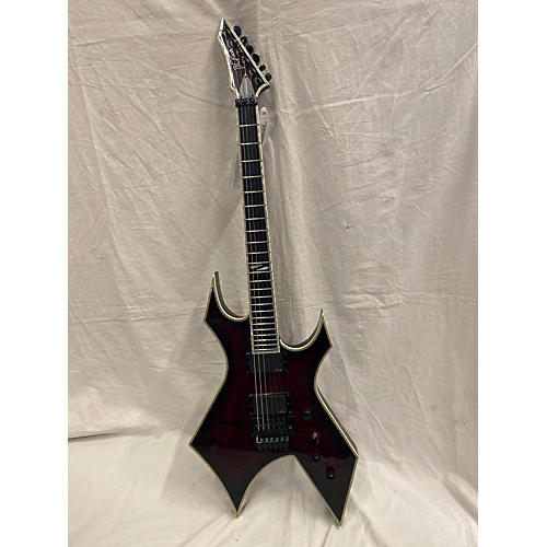B.C. Rich NJ Deluxe Warlock Solid Body Electric Guitar Dark