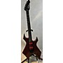 Used B.C. Rich NJ Series Stranger Things Warlock Solid Body Electric Guitar red crackle