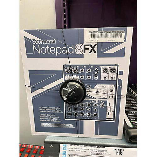 Soundcraft NOTEPAD-8FX Digital Mixer