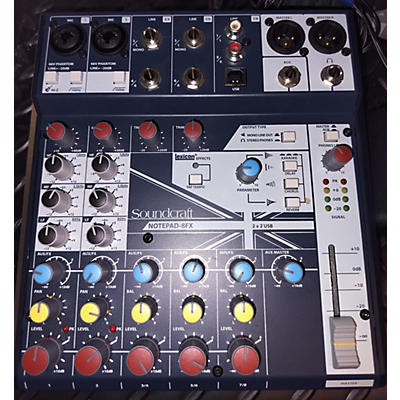 Soundcraft NOTEPAD-8FX Powered Mixer
