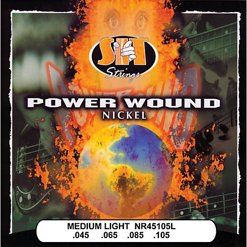 SIT Strings NR45105L Medium Light Power Wound Nickel Bass Strings