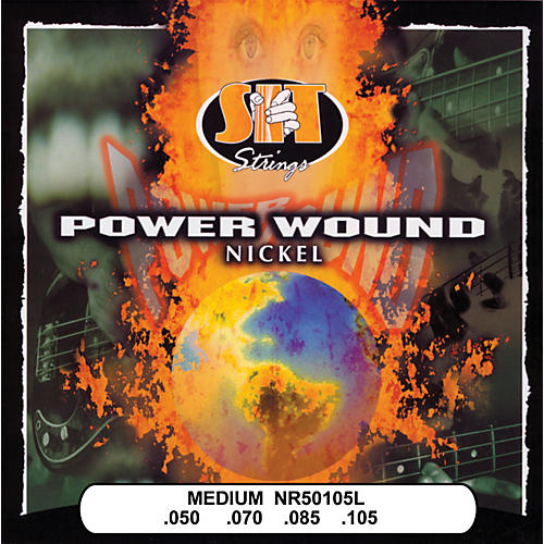 NR50105L Medium Power Wound Nickel Bass Strings