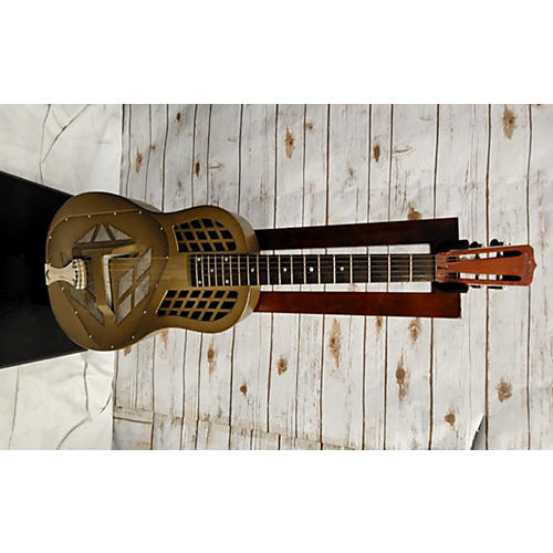 National NRP TRICONE Acoustic Guitar Antique Gold