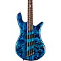 Spector NS Dimension 4 4-String Multi-Scale Electric Bass Guitar Black and Blue