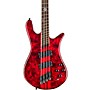 Spector NS Dimension 4 4-String Multi-Scale Electric Bass Guitar Inferno Red