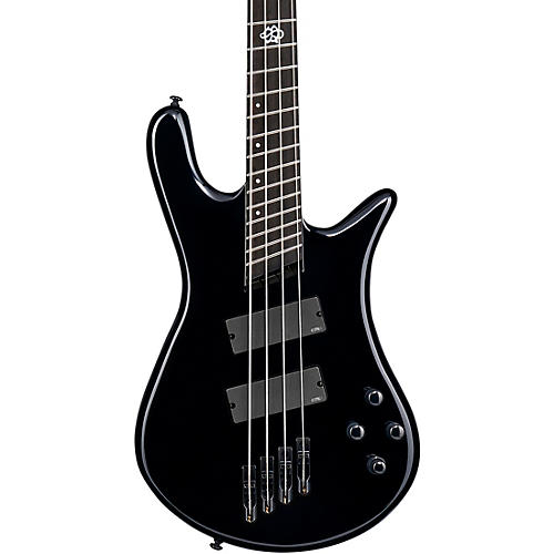 Spector NS Dimension HP 4 4-String Multi-Scale Electric Bass Guitar Solid Black Gloss