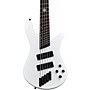 Spector NS Dimension HP 5 5-String Multi-Scale Electric Bass Guitar White Sparkle Gloss