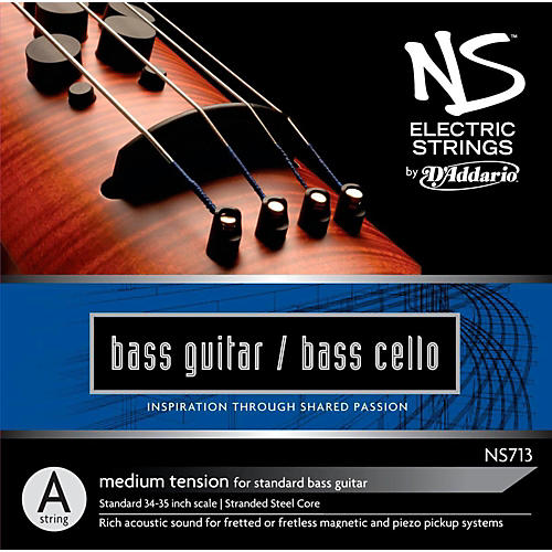 D'Addario NS Electric Bass Cello / Electric Bass A String