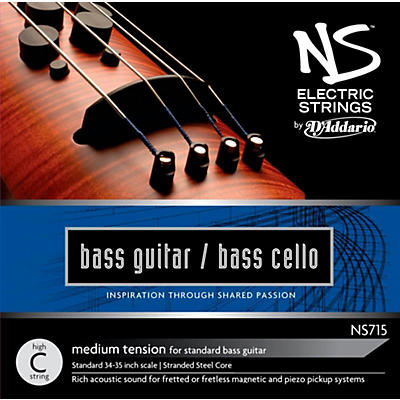 D'Addario NS Electric Bass Cello / Electric Bass High C String