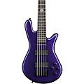 Spector NS Ethos 5 Five-String Electric Bass Solid Black GlossPlum Crazy Gloss