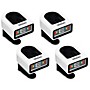 D'Addario NS Micro Headstock Tuner 4-Pack - White