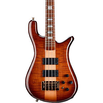 Spector NS4 Roasted Flame Maple Top Electric Bass Guitar -
