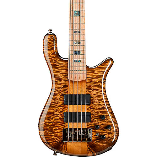 Spector NS5 Quilted Top/Fishman Electronics Tiger Eye