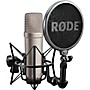 Rode Microphones NT1-A Large-Diaphragm Condenser Microphone With SM6 Shockmount and Pop Filter, XLR Cable and Dust Cover