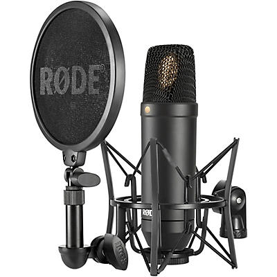 RODE NT1 Kit Condenser Microphone With SM6 Shockmount and Pop Filter