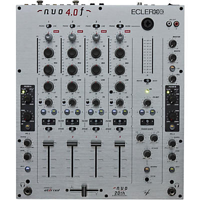 Ecler NUO 4.0F Analogue 4-Channel DJ Mixer Silver