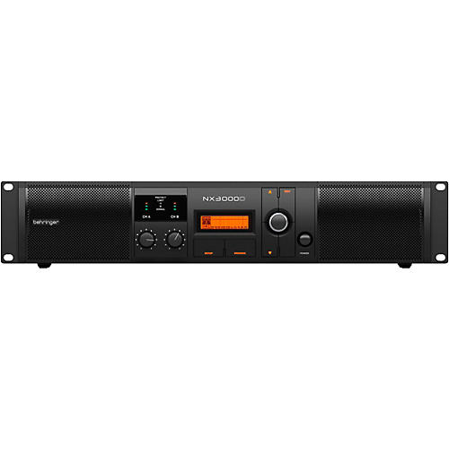 Behringer NX3000D 3,000W Power Amplifier With DSP