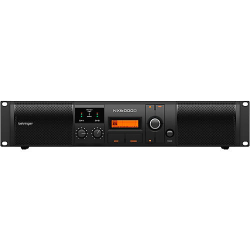 Behringer NX6000D 6,000W Power Amplifier With DSP