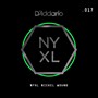 D'Addario NYNW017 NYXL Nickel Wound Electric Guitar Single String, .017