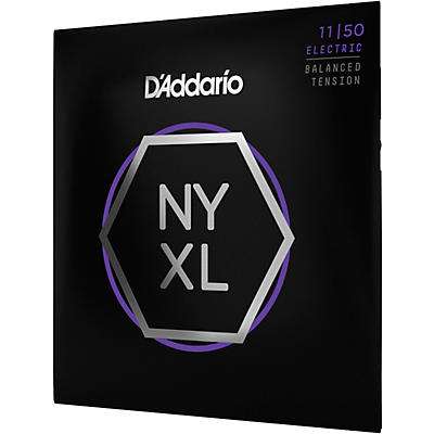 D'Addario NYXL Medium Balanced Tension Electric Guitar Strings 11-50