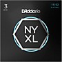 D'Addario NYXL Medium Top/Heavy Bottom Electric Guitar Strings 11-52 (3-Pack) 11 - 52
