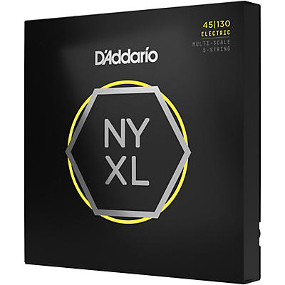 D'Addario NYXL Multi-Scale 5-String Bass Guitar Strings