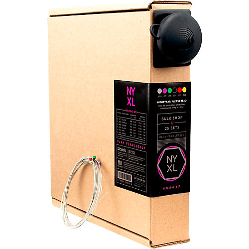 D'Addario NYXL0942-B25 Nickel Wound Electric Guitar Strings, Super Light, 09-42 (25 Bulk Set)
