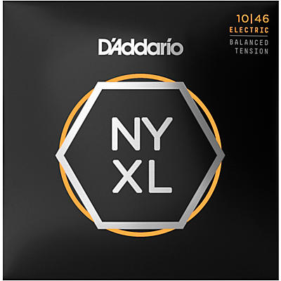 D'Addario NYXL1046BT Balanced Tension Nickel Wound Electric Guitar Strings (10-46)